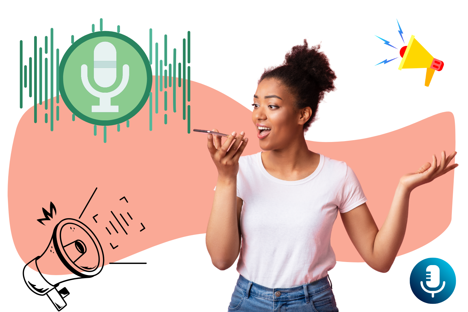 voice sms Illustration